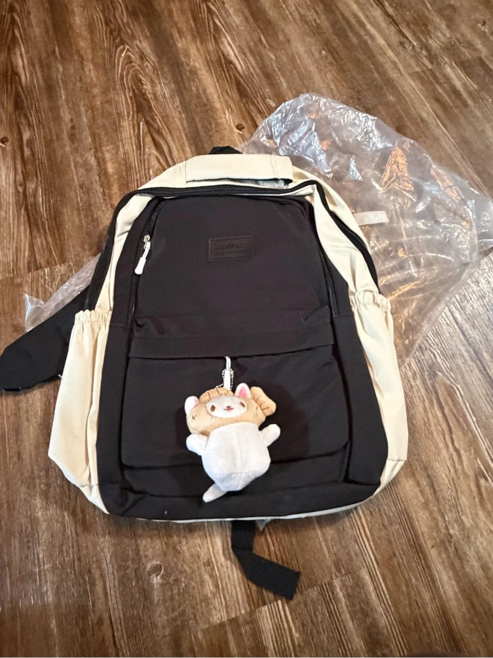 Black and Cream kids Backpack - Casual Daypack